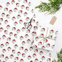 Smudge Holiday Wrapping Paper (White)